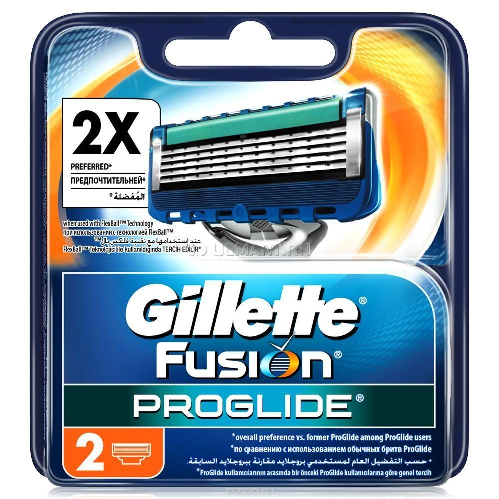  Gillette кассеты Fusion  2 шт (10)
